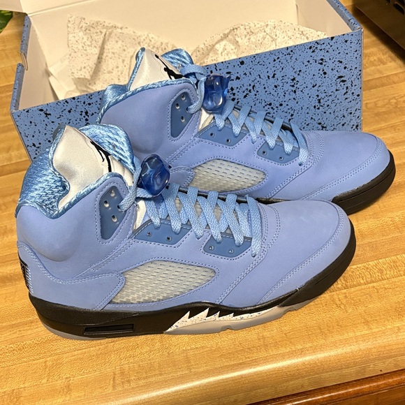 Jordan Air Jordan 5 Retro SE Box - Blue and Black Speckle - Picture 6 of 10